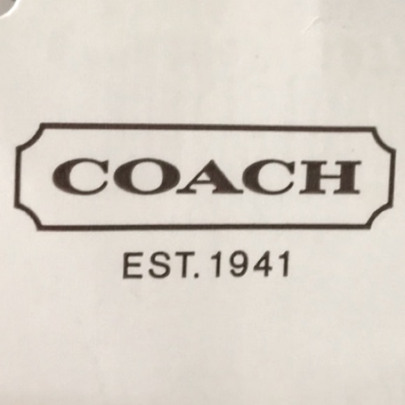 COACH 8.5“x11.5“ Embossed Leather Snake Zipper Satchel Pouch Clutch - Picture 7 of 8